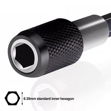 Load image into Gallery viewer, 1/4 Inch Self-locking Hex Shank Quick Release Magnetic Electric Screwdriver Extension Bit Holder 60/100/150mm Extension Rod