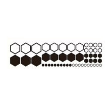 Load image into Gallery viewer, 52Pcs/Set Car Body Honeycomb Auto Vinyl Decals Large Small Combination Hexagonal Stickers DIY Decoration