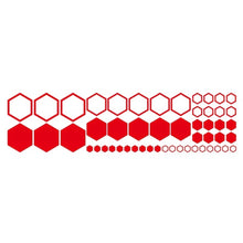 Load image into Gallery viewer, 52Pcs/Set Car Body Honeycomb Auto Vinyl Decals Large Small Combination Hexagonal Stickers DIY Decoration