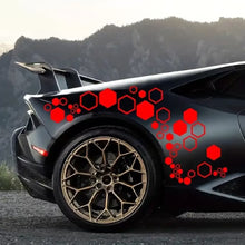 Load image into Gallery viewer, 52Pcs/Set Car Body Honeycomb Auto Vinyl Decals Large Small Combination Hexagonal Stickers DIY Decoration