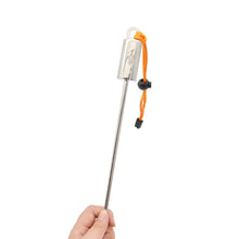 Load image into Gallery viewer, 1PC 316 Stainless Steel Diving Bell Stick Underwater Detector Bar With Graduated Bottle Knocker Device With Hand Rope
