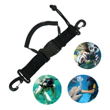 Load image into Gallery viewer, 1PC Multi-Function Diving Camera Slip Rope Anti-Drop Spring Rope Stretch 1.5M Deep Sea Diving Tool