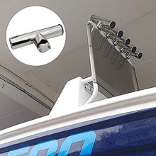 Load image into Gallery viewer, 1PC Marine Fishing Rod Holder Rotatable Pipe Pitch Boat Yacht 316 Stainless Steel Fishing Rod Support For Boats