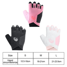 Load image into Gallery viewer, 1 Pair Lightweight Breathable Fitness Gloves Palm Thickened Anti-Slip Anti-Cocoon Lifting Pull-Up Riding Half Finger Gloves