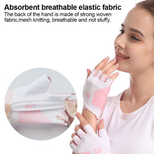 Load image into Gallery viewer, 1 Pair Lightweight Breathable Fitness Gloves Palm Thickened Anti-Slip Anti-Cocoon Lifting Pull-Up Riding Half Finger Gloves