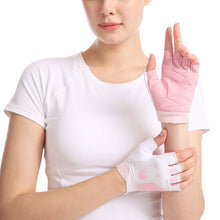 Load image into Gallery viewer, 1 Pair Lightweight Breathable Fitness Gloves Palm Thickened Anti-Slip Anti-Cocoon Lifting Pull-Up Riding Half Finger Gloves