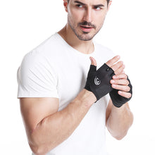 Load image into Gallery viewer, 1 Pair Lightweight Breathable Fitness Gloves Palm Thickened Anti-Slip Anti-Cocoon Lifting Pull-Up Riding Half Finger Gloves