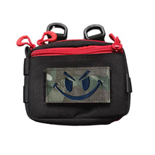 Load image into Gallery viewer, 1PC Luminous Reflective Embroidered Fabric Stickers Smile Style MOLLE System Backpack Helmet Arm Self-Adhesive Fabric Stickers Outdoor Decoration Supplies
