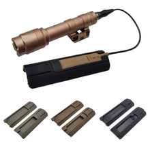 Load image into Gallery viewer, Tactical PEQ/M300/600 Flashlight Mousetail Switch Card Slot Guide M4 Fishbone Kam Ming MK18 20MM Rail Guard Chip