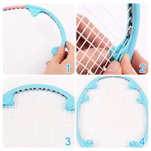 Load image into Gallery viewer, 2PCS Badminton Racket Head Frame Protective Sleeve Anti-Friction Anti-Paint Anti-Broken Wire Silicone Protective Tool For Badminton Lovers