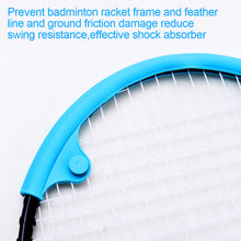 Load image into Gallery viewer, 2PCS Badminton Racket Head Frame Protective Sleeve Anti-Friction Anti-Paint Anti-Broken Wire Silicone Protective Tool For Badminton Lovers