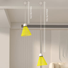 Load image into Gallery viewer, Portable Luminous Badminton Single Trainer Automatic Rebound Badminton Strength Training Trainer Fitness Partner