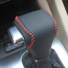 Load image into Gallery viewer, Car PU Leather Carbon Fiber Gear Shift Knob Cover Handball Trim For Volkswagen Sagitar 06-11 Golf 6 10-11 Lavida 08-12 Bora 08-12 Polo 06-10 Tiguan 06-10 Accessories