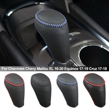 Load image into Gallery viewer, Car PU Leather Carbon Fiber Gear Shift Knob Handball Trim Cover Accessories For Chevrolet Chevy Malibu XL 16-20 Equinox 17-19 Cruz 17-18