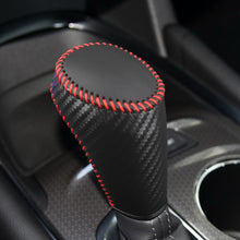 Load image into Gallery viewer, Car PU Leather Carbon Fiber Gear Shift Knob Handball Trim Cover Accessories For Chevrolet Chevy Malibu XL 16-20 Equinox 17-19 Cruz 17-18