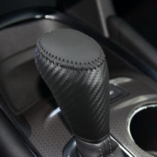 Load image into Gallery viewer, Car PU Leather Carbon Fiber Gear Shift Knob Handball Trim Cover Accessories For Chevrolet Chevy Malibu XL 16-20 Equinox 17-19 Cruz 17-18