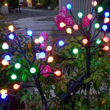 Load image into Gallery viewer, Solar Flower Lamp Outdoor Garden Cherry Blossom Fairy Decoration Lighting Waterproof Lawn Light Yard Landscape Light