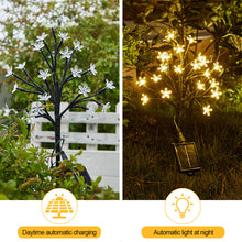 Load image into Gallery viewer, Solar Flower Lamp Outdoor Garden Cherry Blossom Fairy Decoration Lighting Waterproof Lawn Light Yard Landscape Light