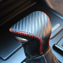 Load image into Gallery viewer, Car PU Leather Carbon Fiber Gear Shift Knob Cover Handball Trim For Lexus ES200 300h UX260 2018-2022 Accessories