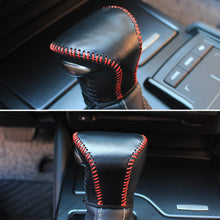 Load image into Gallery viewer, Car PU Leather Carbon Fiber Gear Shift Knob Cover Handball Trim For Lexus ES200 300h UX260 2018-2022 Accessories
