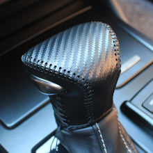 Load image into Gallery viewer, Car PU Leather Carbon Fiber Gear Shift Knob Cover Handball Trim For Lexus ES200 300h UX260 2018-2022 Accessories
