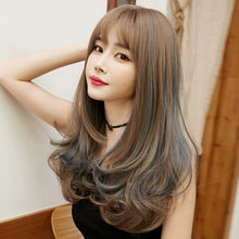 Load image into Gallery viewer, 18inch Women Hair Synthetic Hair Extensions Big Wave Wig Head Cover Pear Flower Curl Chemical Fiber Hair Cover Wig Cover