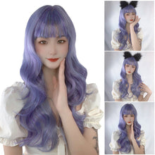 Load image into Gallery viewer, Fashion Wig Women's Long Hair Natural Full Head Set Long Curly Hair Big Wave Simulation Wig Set