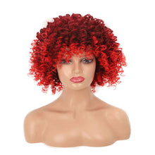 Load image into Gallery viewer, Classic High-temperature Silk Wig Cover Small Curled Caterpillar Long Curled Hair Synthetic Fiber Headband Women's Wig Cover