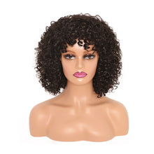 Load image into Gallery viewer, Classic High-temperature Silk Wig Cover Small Curled Caterpillar Long Curled Hair Synthetic Fiber Headband Women's Wig Cover