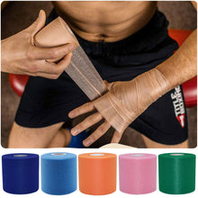 Load image into Gallery viewer, Sports Skin Film Sponge Based Skin Mask Elastic Bandage Wrist Elbow Knee Wrist Ankle Wrap Men Women Athletic Tape Foam Strap