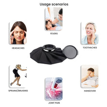 Load image into Gallery viewer, Dark Blue Black Cloth Ice Pack Cold Compress Hot Compress Physical Cooling Ice Pack Sports Portable Ice Pack