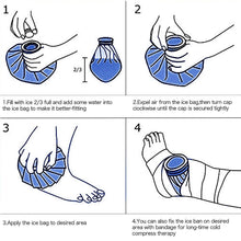 Load image into Gallery viewer, Dark Blue Black Cloth Ice Pack Cold Compress Hot Compress Physical Cooling Ice Pack Sports Portable Ice Pack