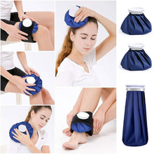 Load image into Gallery viewer, Dark Blue Black Cloth Ice Pack Cold Compress Hot Compress Physical Cooling Ice Pack Sports Portable Ice Pack
