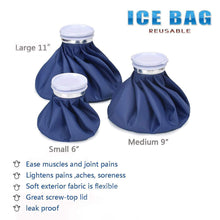 Load image into Gallery viewer, Dark Blue Black Cloth Ice Pack Cold Compress Hot Compress Physical Cooling Ice Pack Sports Portable Ice Pack