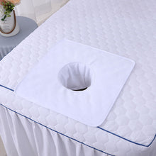 Load image into Gallery viewer, Beauty Salon Towel Bedside Hole Towel Massage Bed Hole Pad Face Towel Bedside Hole Towel Non Fading Massage Hole Towel