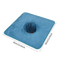Load image into Gallery viewer, Beauty Salon Towel Bedside Hole Towel Massage Bed Hole Pad Face Towel Bedside Hole Towel Non Fading Massage Hole Towel