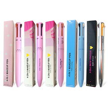 Load image into Gallery viewer, 4 in 1 Multifunctional Eyeliner Eyebrow Pencil Contour Pen Long Lasting Waterproof Eyeliner Makeup Pencil Lip Liner Pen Cosmetics