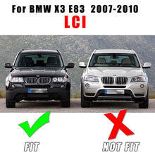 Load image into Gallery viewer, Car Fog Lamp Frame Front Bumper Light Cover Trim Primed For BMW X3 E83 LCI 2007 2008 2009 2010 Accessories 51113423789