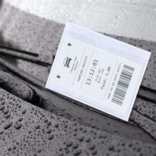 Load image into Gallery viewer, Self-Adhesive PVC Clear Car Windshield Ticket Card Holder Parking Permit Transparent Card Bag Durable Plastic Card Cover Pocket