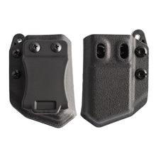 Load image into Gallery viewer, Universal Tactical IWB OWB 9mm/.40 Belt Clip Single Double Stack Magazine Pouch Holster Mag Carrier Holder Case For Pistol Gun