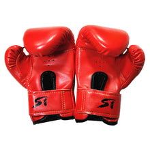 Load image into Gallery viewer, 1Pair Kids Boxing Training Fighting Gloves PU Leather Breathable Muay Thai Sparring Punching Karate Kickboxing Professional Gloves
