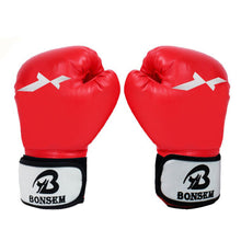 Load image into Gallery viewer, PU Men Women Boxing Gloves for Karate Muay Thai Guantes De Boxeo Free Fight Sanda Training Adults Kids Equipment