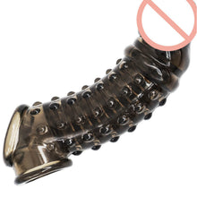 Load image into Gallery viewer, Penis Sheath Male Cock Enlargement Sleeve Ejaculation Delay Sleeve Sex Toys For Couples Wearable Penis Ring