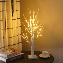 Load image into Gallery viewer, Lighted Birch Tree for Home Decor Easter Christmas Decorations Indoor Tabletop Mini Artificial Trees with Lights