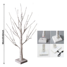 Load image into Gallery viewer, Lighted Birch Tree for Home Decor Easter Christmas Decorations Indoor Tabletop Mini Artificial Trees with Lights