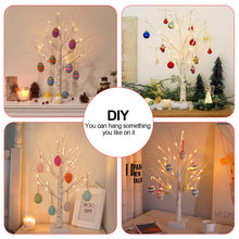 Load image into Gallery viewer, Lighted Birch Tree for Home Decor Easter Christmas Decorations Indoor Tabletop Mini Artificial Trees with Lights