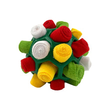 Load image into Gallery viewer, Interactive Dog Snuffle Ball Toy Foraging Skills Food Hiding Bite-resistant Anxiety Relief Slow Feeder Training Pet Ball Toy