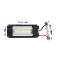 Load image into Gallery viewer, 1PC Car Canbus LED License Number Plate Light Assembly Replacement For Mini Cooper R56 R57 R58 R59 R50 R52 R53 07-15