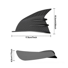Load image into Gallery viewer, 2Pcs Motorcycle Winglet Aerodynamic Spoiler Wing Kit With Adhesive Motorcycle Decoration Sticker For GSX250R R15400 CBR Suzuki Honda Yamaha R3/R25