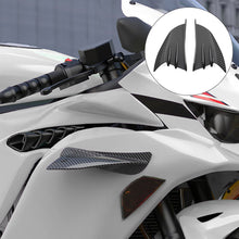 Load image into Gallery viewer, 2Pcs Motorcycle Winglet Aerodynamic Spoiler Wing Kit With Adhesive Motorcycle Decoration Sticker For GSX250R R15400 CBR Suzuki Honda Yamaha R3/R25